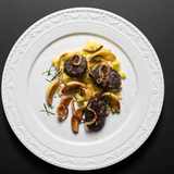 Himmel und Erde mit Blutwurst Apfel und Kartoffelpüree