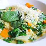 Spinat-Risotto