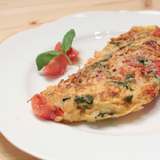 Omelette mit Tomaten