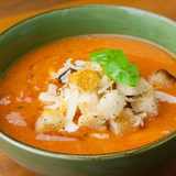 Tomatensuppe passierte Tomaten